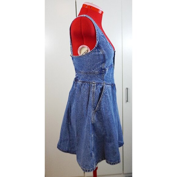 American Eagle Denim Corset Mini Dress - Picture 3 of 6